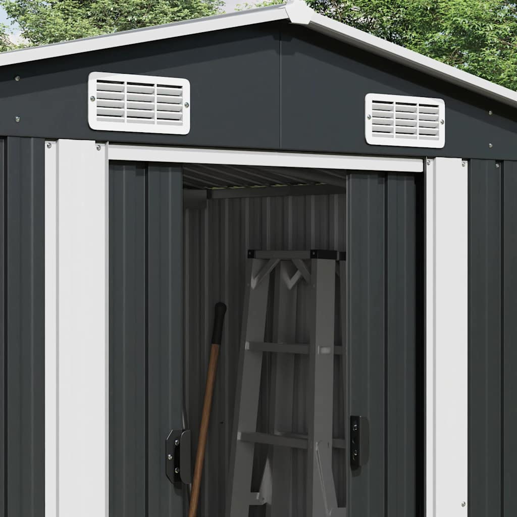 Abrigo de jardim 257x990x181 cm aço galvanizado antracite