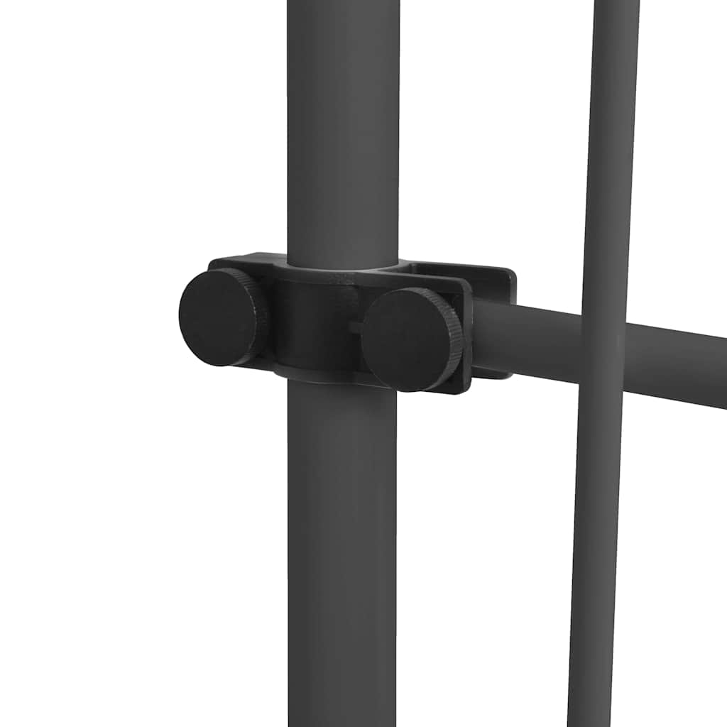 Toldo retrátil manual com LED 200 cm azul e branco