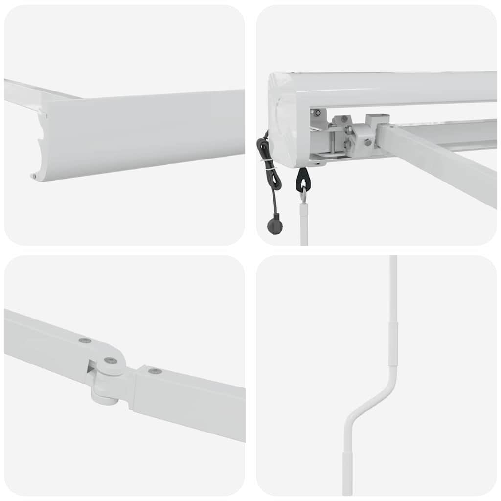 Toldo Branco 4,5 × 3 m Metal