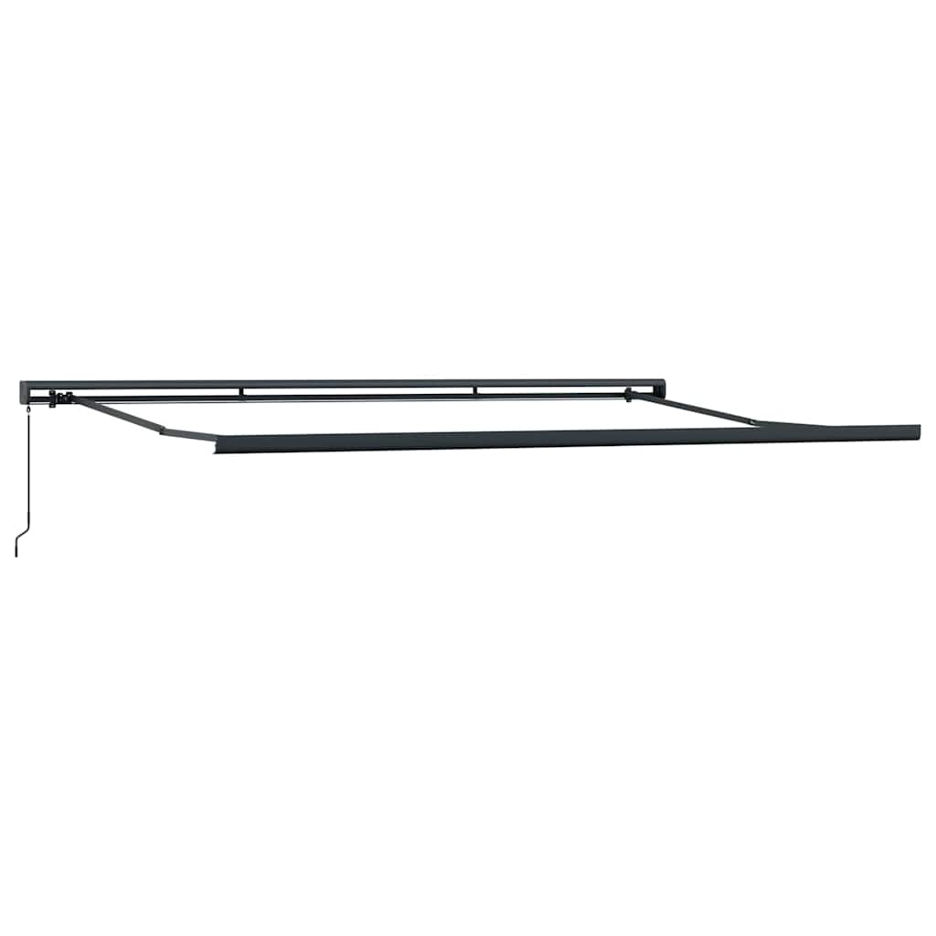Toldo Manual Antracite 4,5 × 3 m Metal