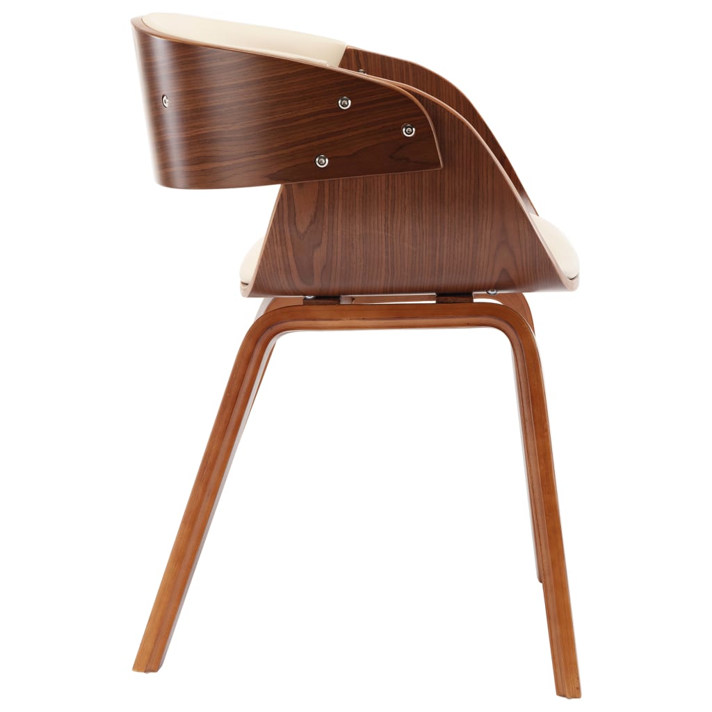 Cadeiras jantar 2 pcs madeira curvada e tecido cinzento