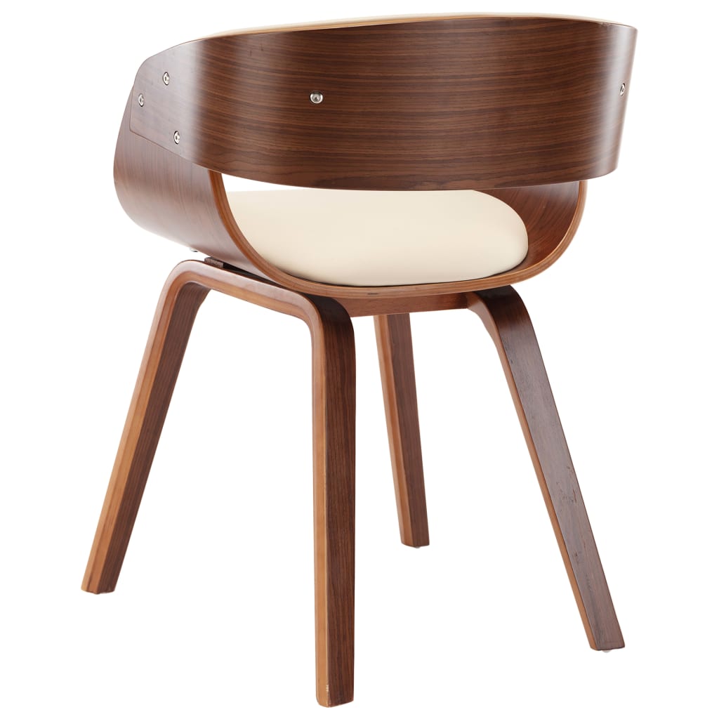 Cadeiras jantar 2 pcs madeira curvada e tecido cinzento