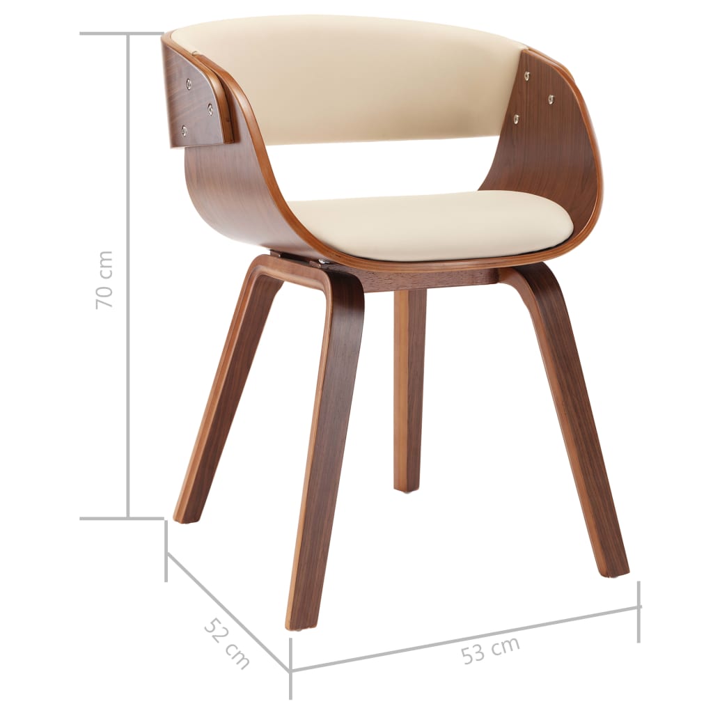 Cadeiras jantar 2 pcs madeira curvada e tecido cinzento