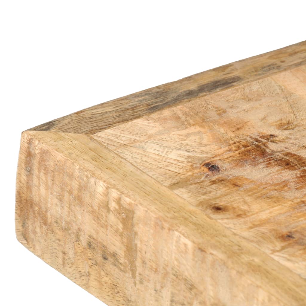 Mesa de jantar 180x90x76 cm madeira de mangueira maciça áspera