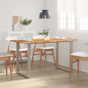 Mesa de jantar 140x70x76 cm madeira de acácia maciça