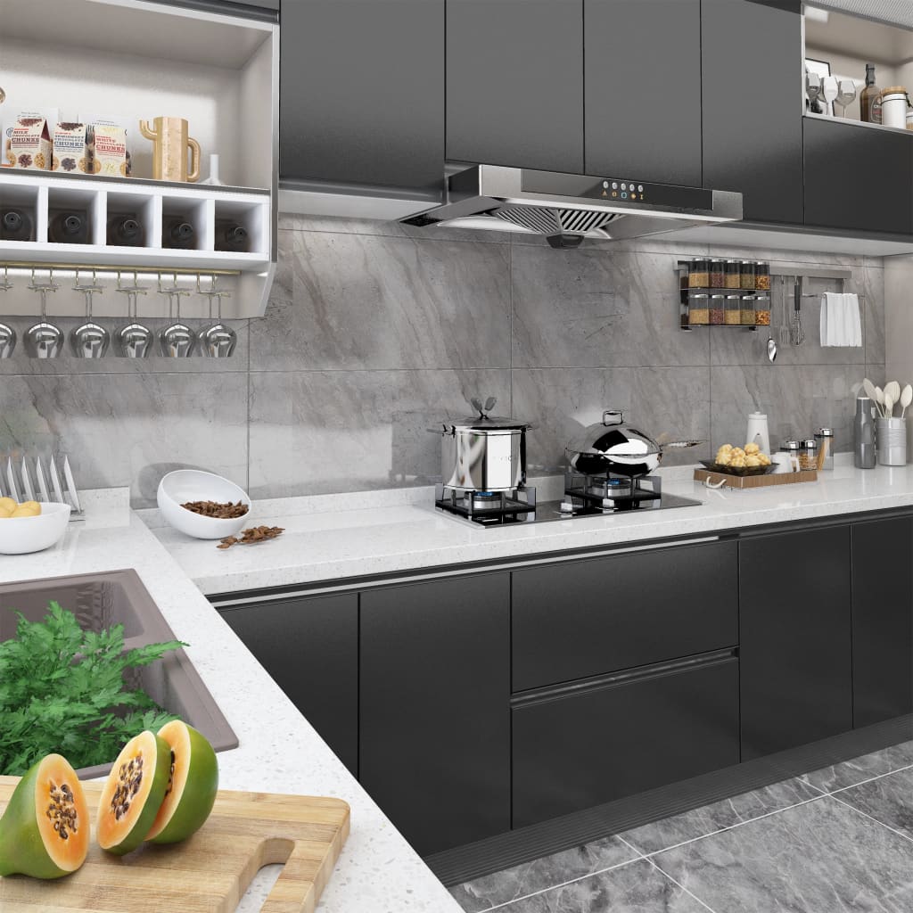 Autocolante para móveis 500x90 cm PVC azul-ciano