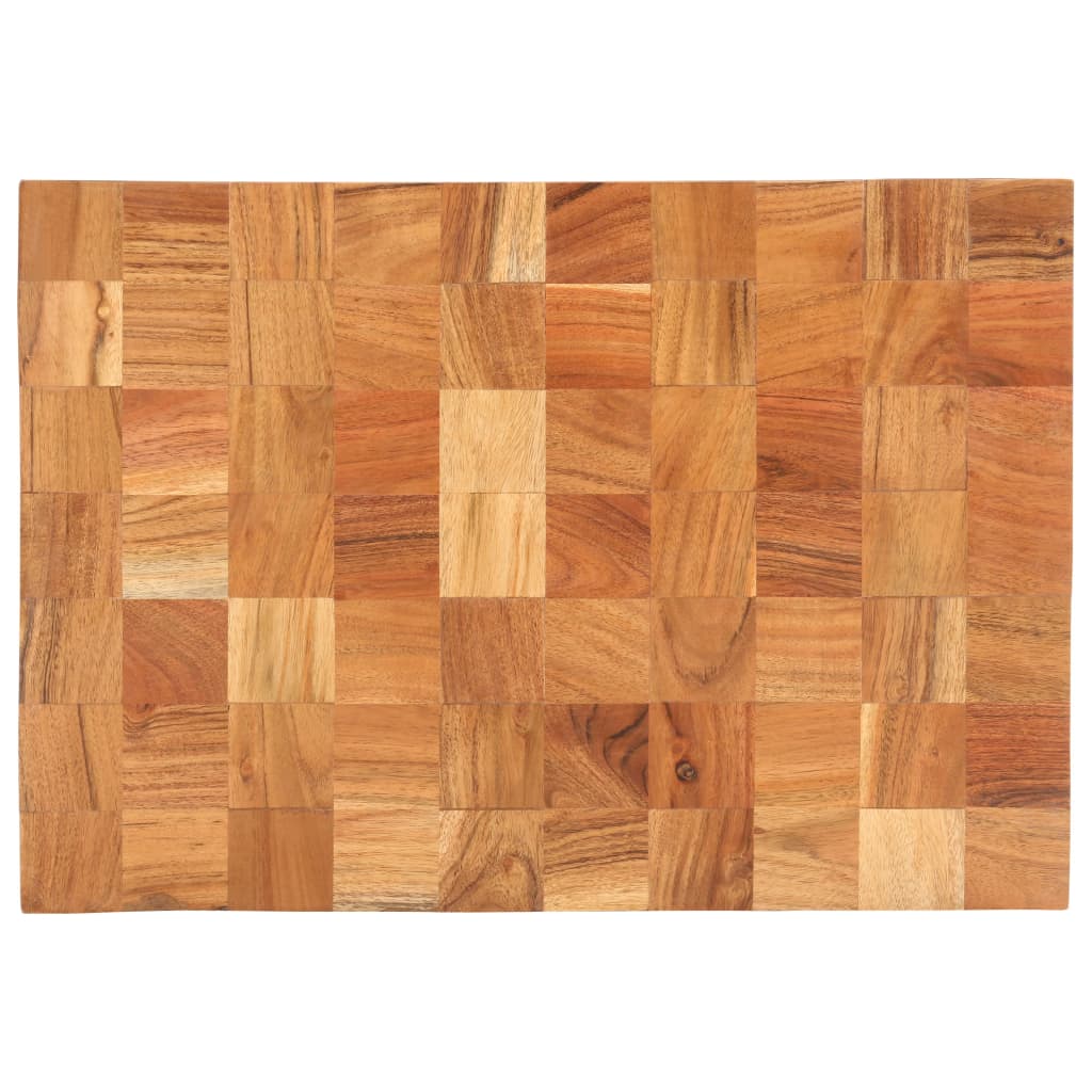 Tábua de cortar 60x40x3,8 cm madeira de acácia maciça