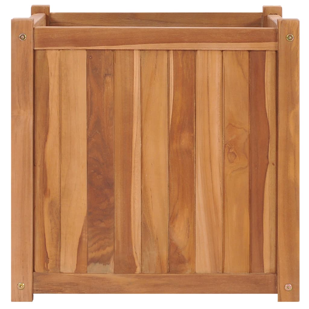 Vaso/floreira 50x50x50 cm madeira de teca maciça