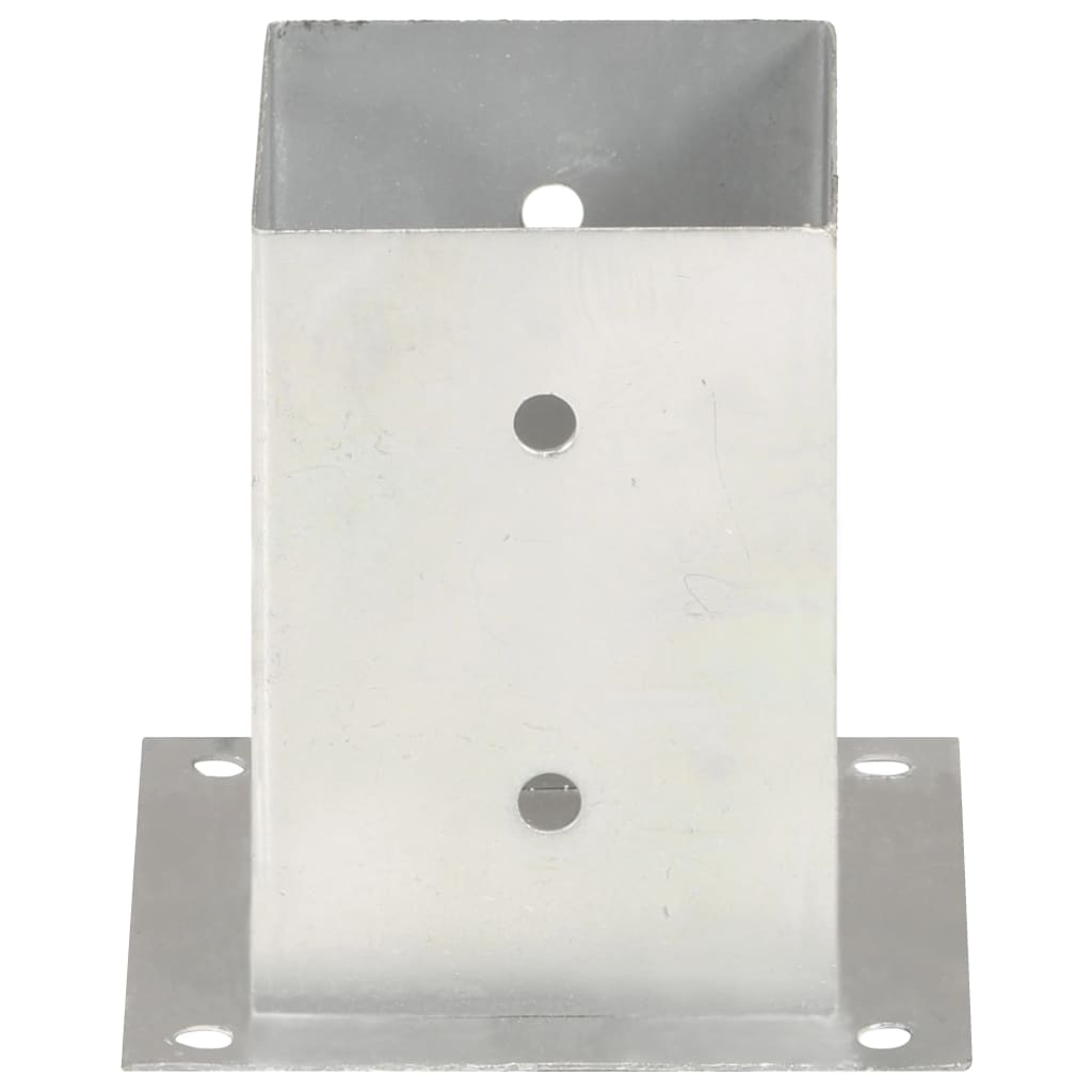 Suportes para postes 4 pcs metal galvanizado 101 mm