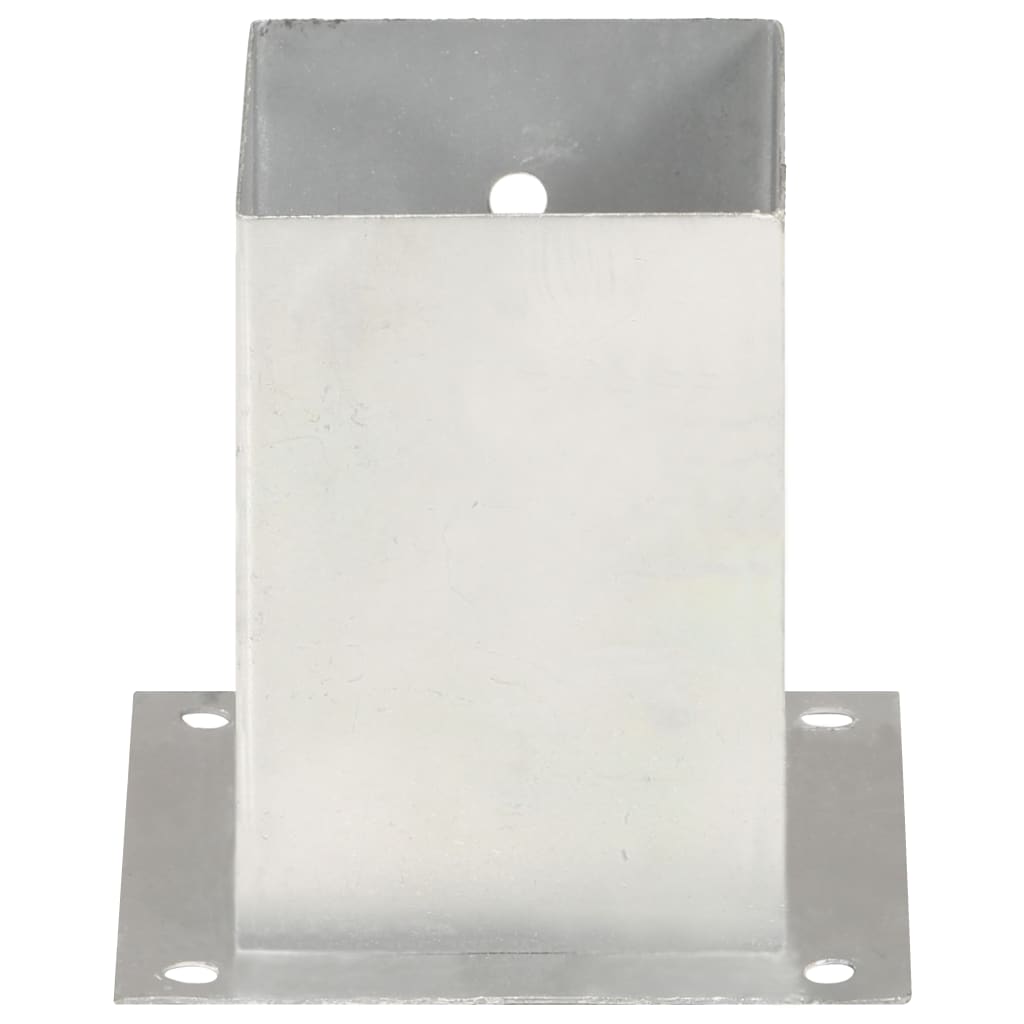 Suportes para postes 4 pcs metal galvanizado 101 mm