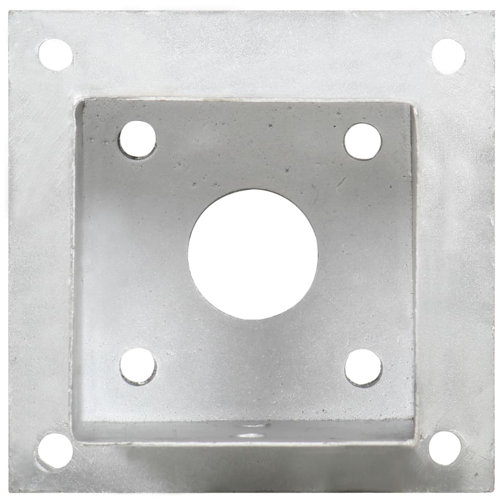 Suportes para postes 4 pcs metal galvanizado 101 mm