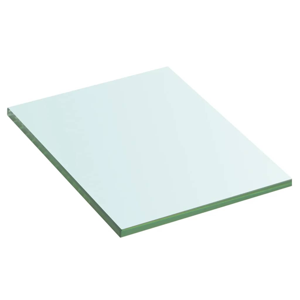 Prateleiras 2 pcs 20x15 cm vidro transparente