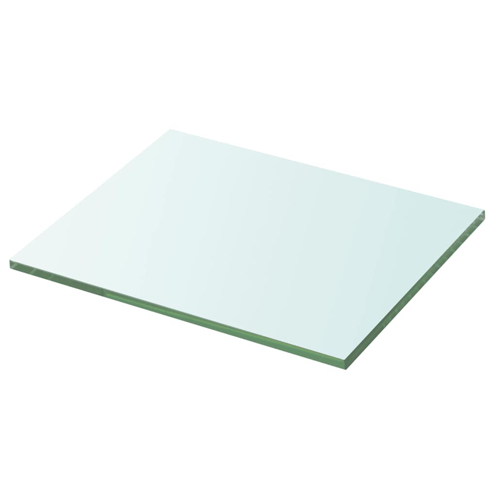 Prateleiras 2 pcs 20x20 cm vidro transparente