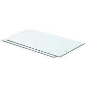 Prateleiras 2 pcs 60x30 cm vidro transparente