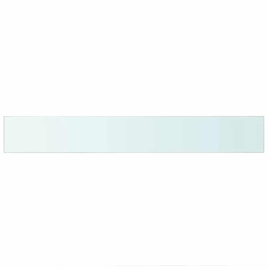 Prateleiras 2 pcs 90x12 cm vidro transparente