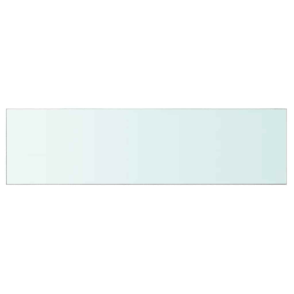 Prateleiras 2 pcs 110x30 cm vidro transparente