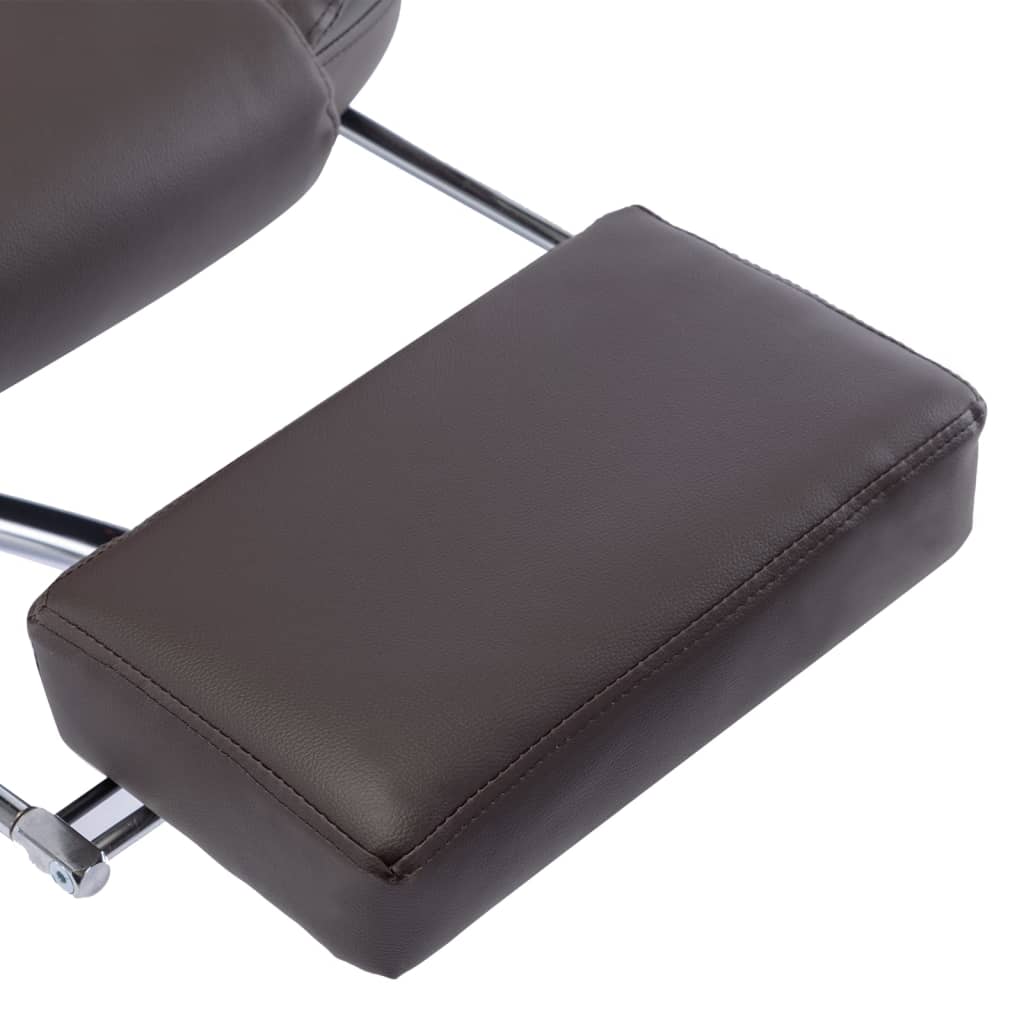 Cadeira escritório c/ função massagem couro artific. antracite