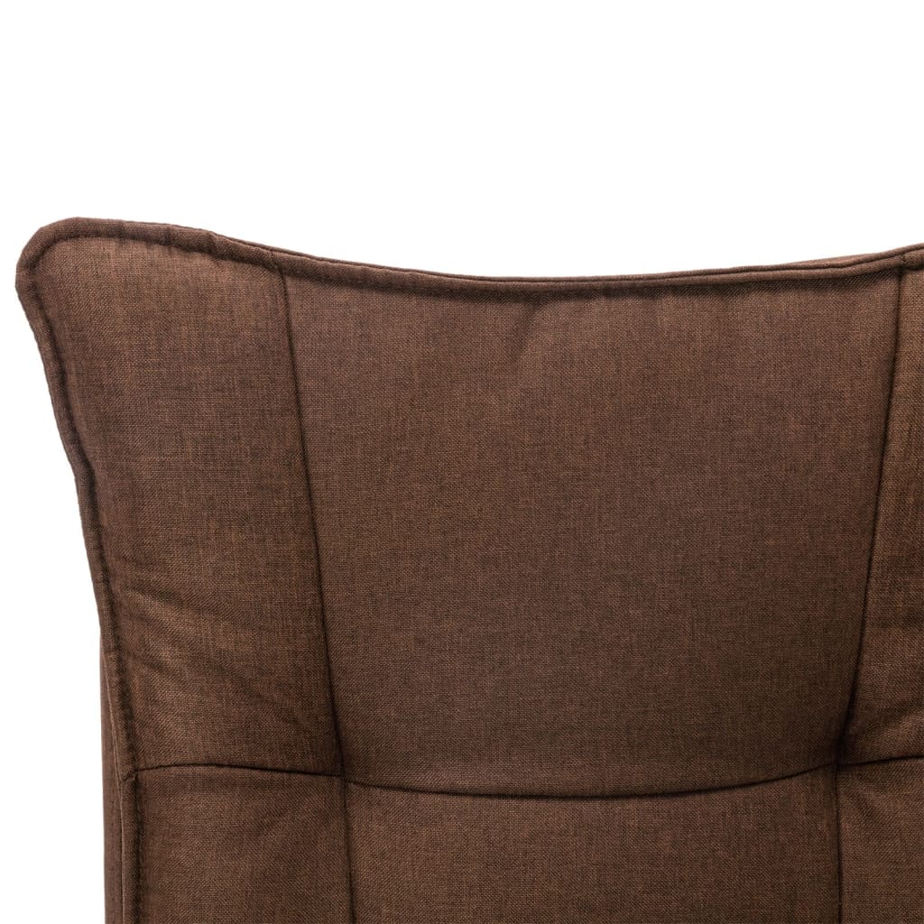 Cadeira de escritório tecido cinzento-acastanhado