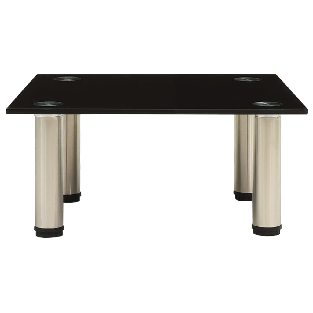 Móvel de TV 40x35x17 cm vidro temperado preto