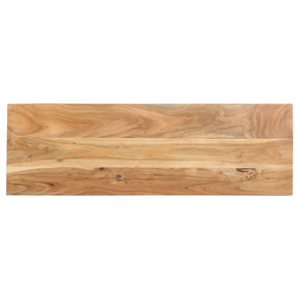 Mesa consola 110x35x75 cm madeira de acácia maciça
