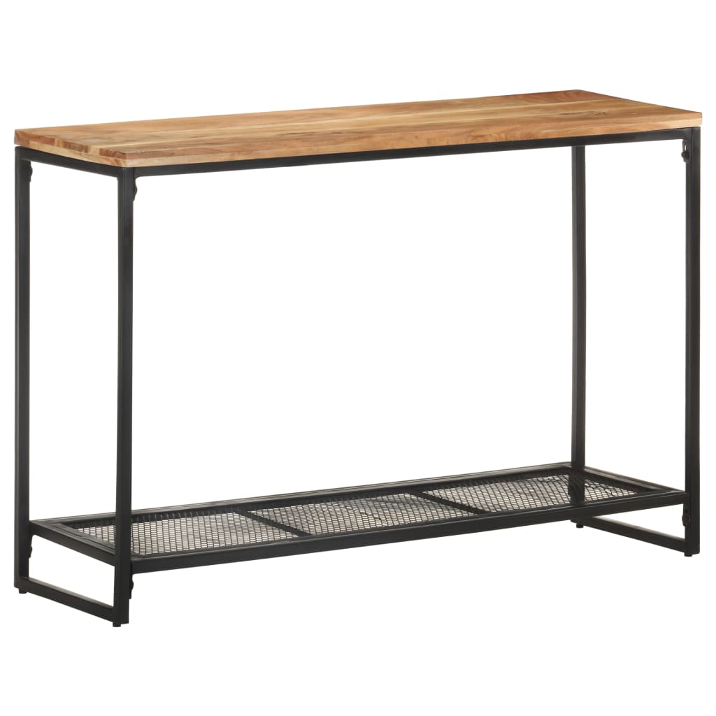 Mesa consola 110x35x75 cm madeira de acácia maciça
