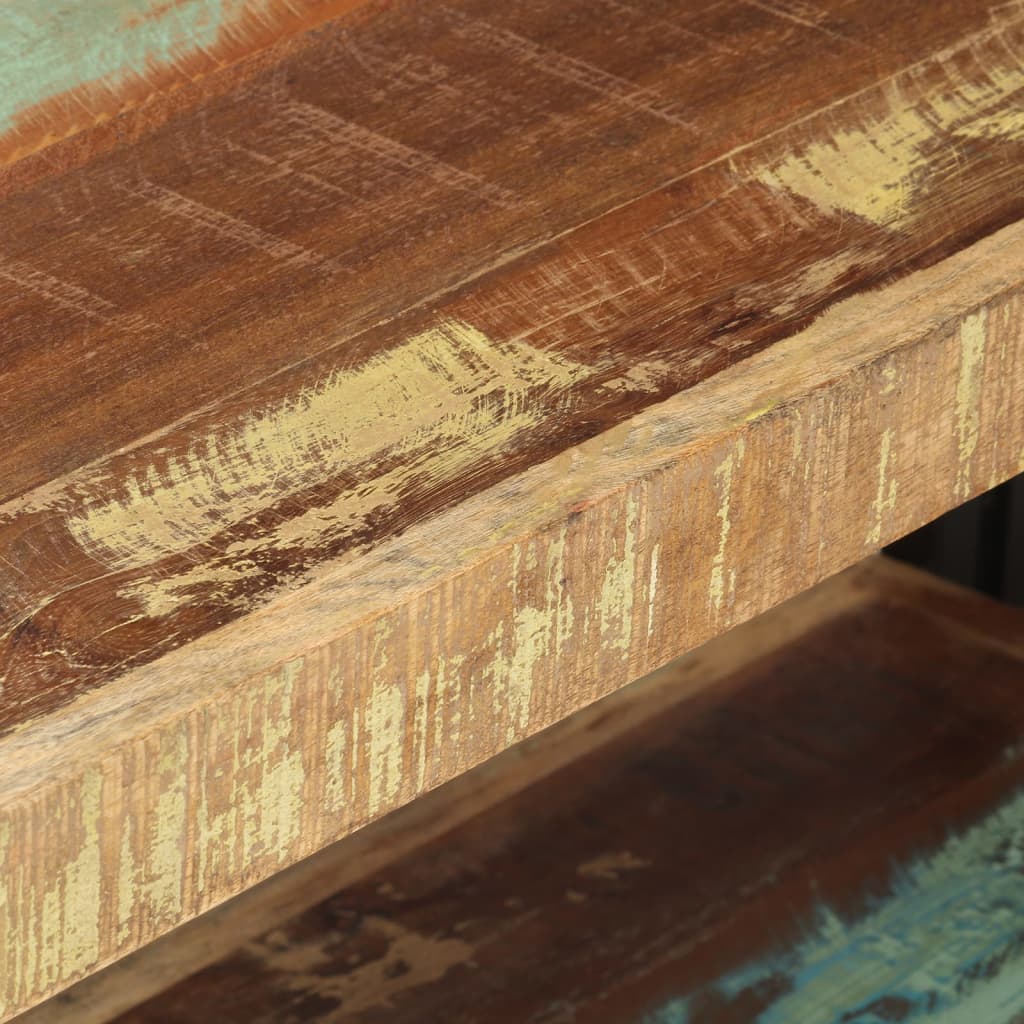 Móvel de TV 90x30x40 cm madeira recuperada maciça