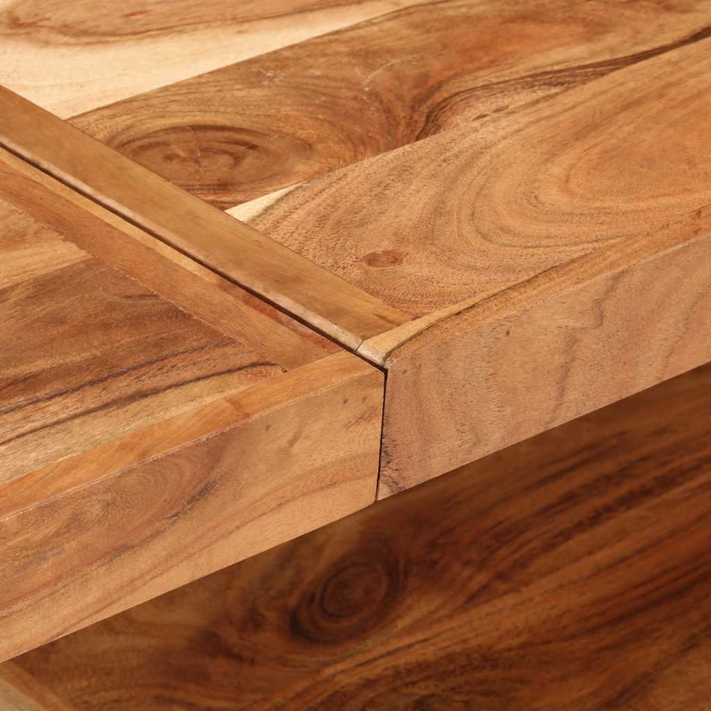 Mesa consola 150x30x75 cm madeira de acácia maciça
