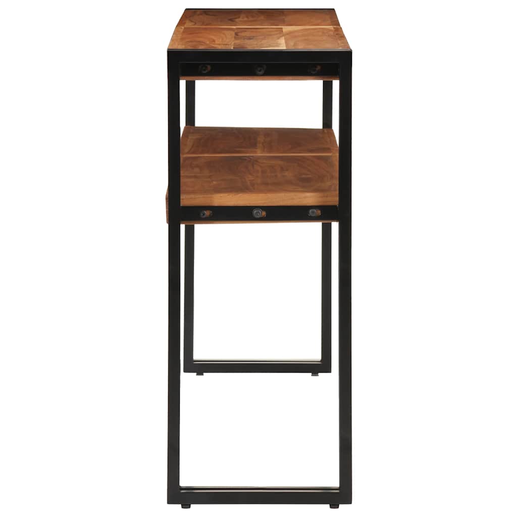 Mesa consola 150x30x75 cm madeira de acácia maciça