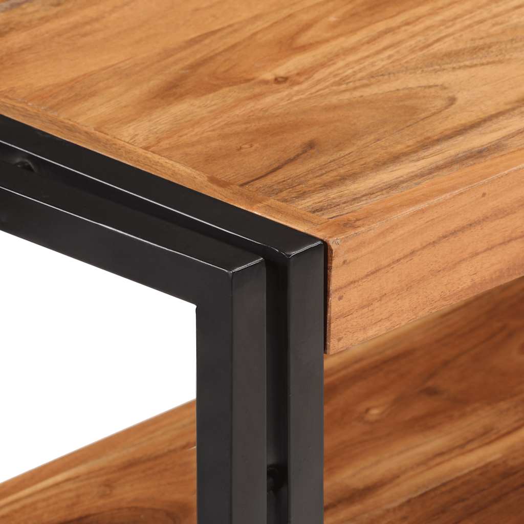Mesa consola 150x30x75 cm madeira de acácia maciça