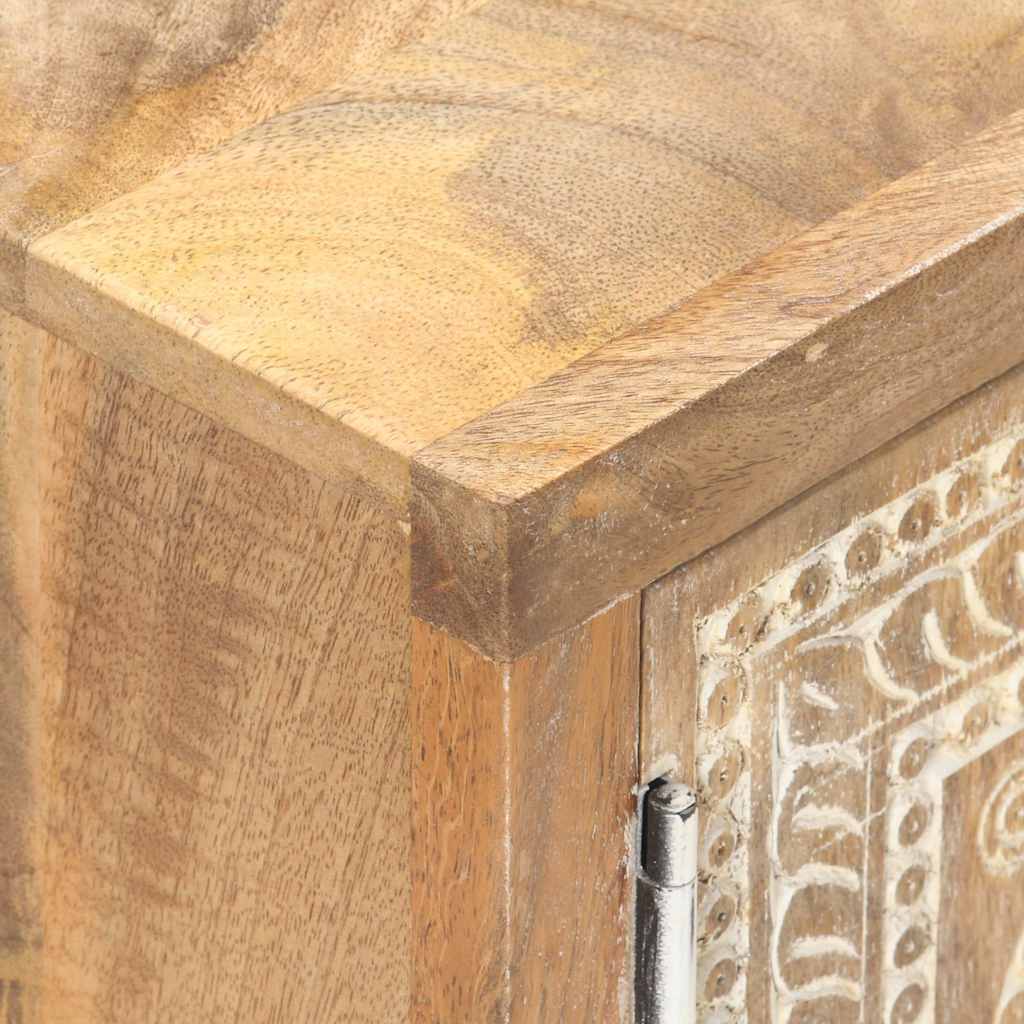 Mesa de centro 90x50x35 cm madeira de mangueira maciça