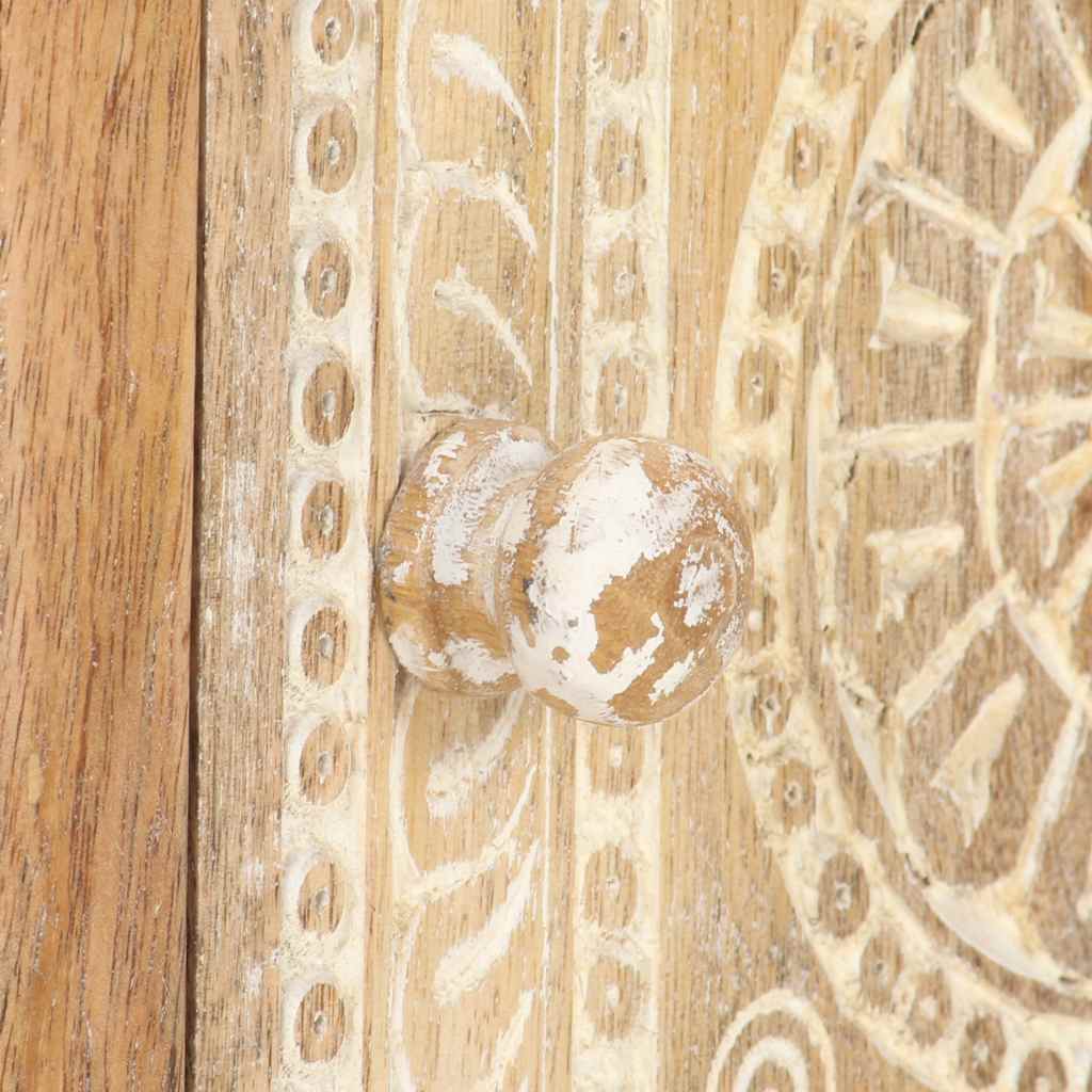 Mesa de centro 90x50x35 cm madeira de mangueira maciça