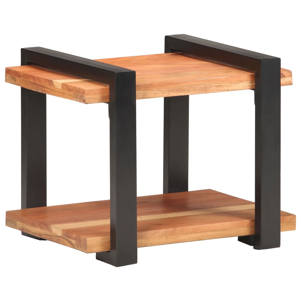 Mesa de cabeceira 50x40x40 cm madeira de acácia maciça