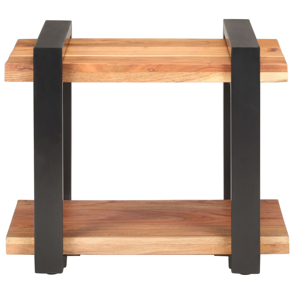 Mesa de cabeceira 50x40x40 cm madeira de acácia maciça