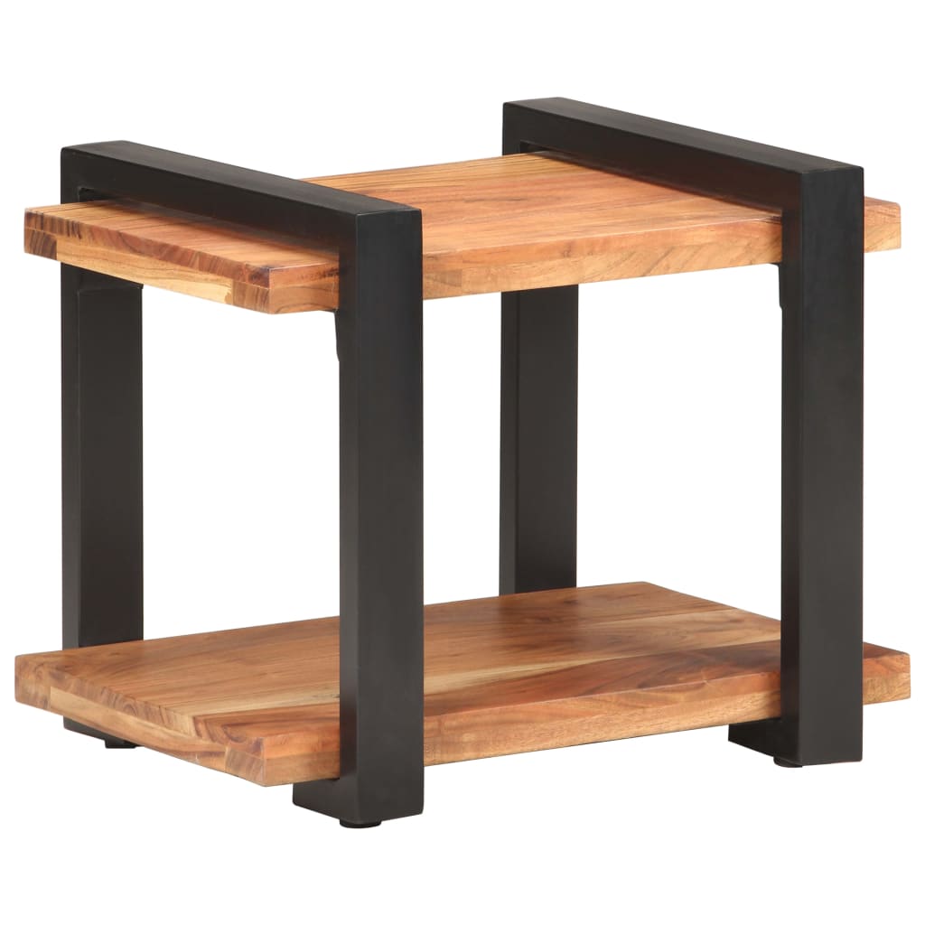 Mesa de cabeceira 50x40x40 cm madeira de acácia maciça