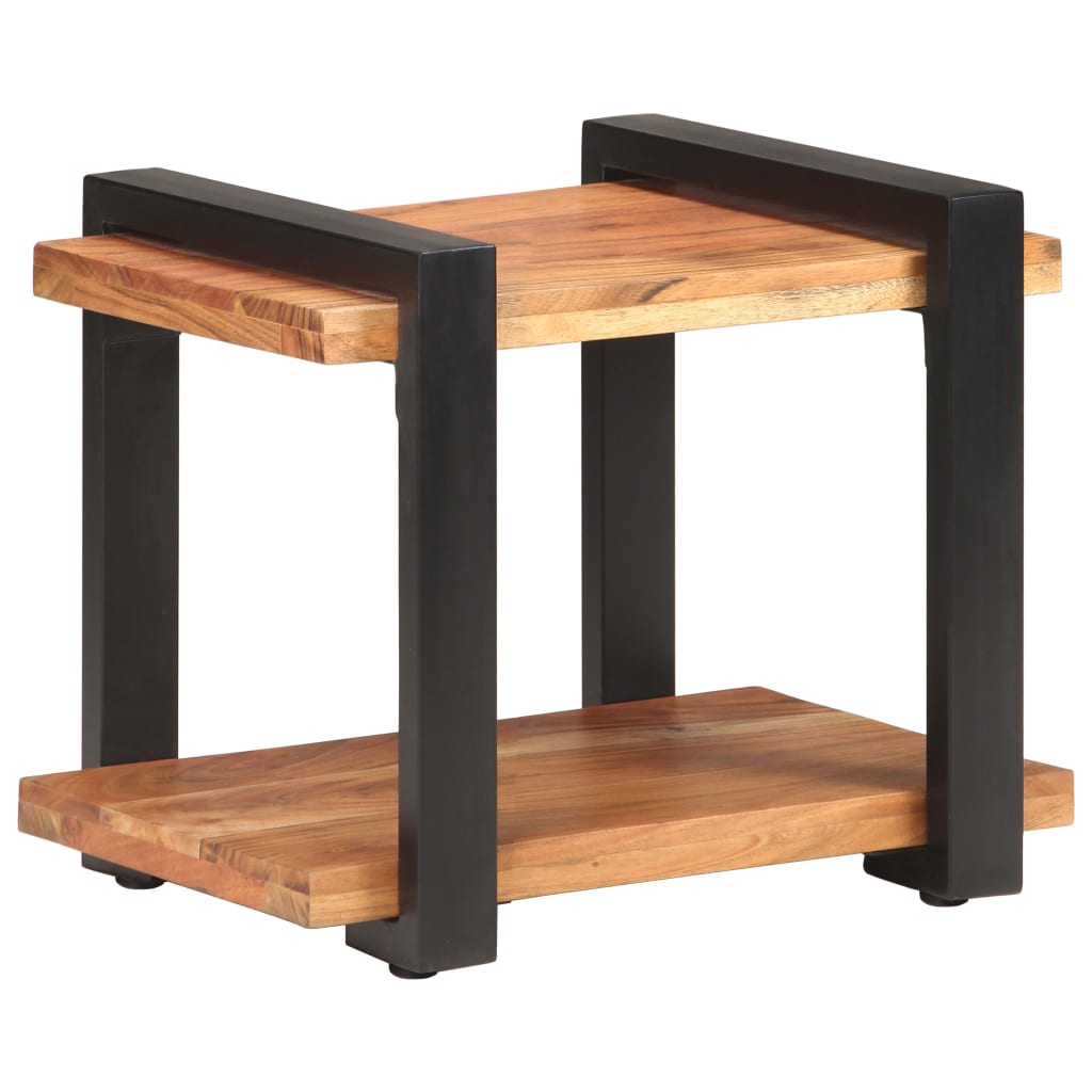 Mesa de cabeceira 50x40x40 cm madeira de acácia maciça