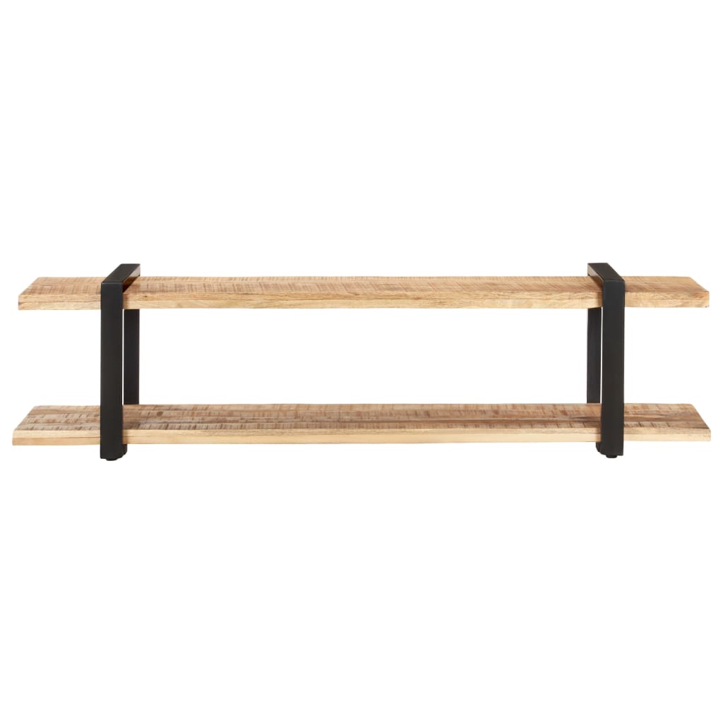 Móvel de TV 160x40x40 cm madeira de mangueira áspera maciça