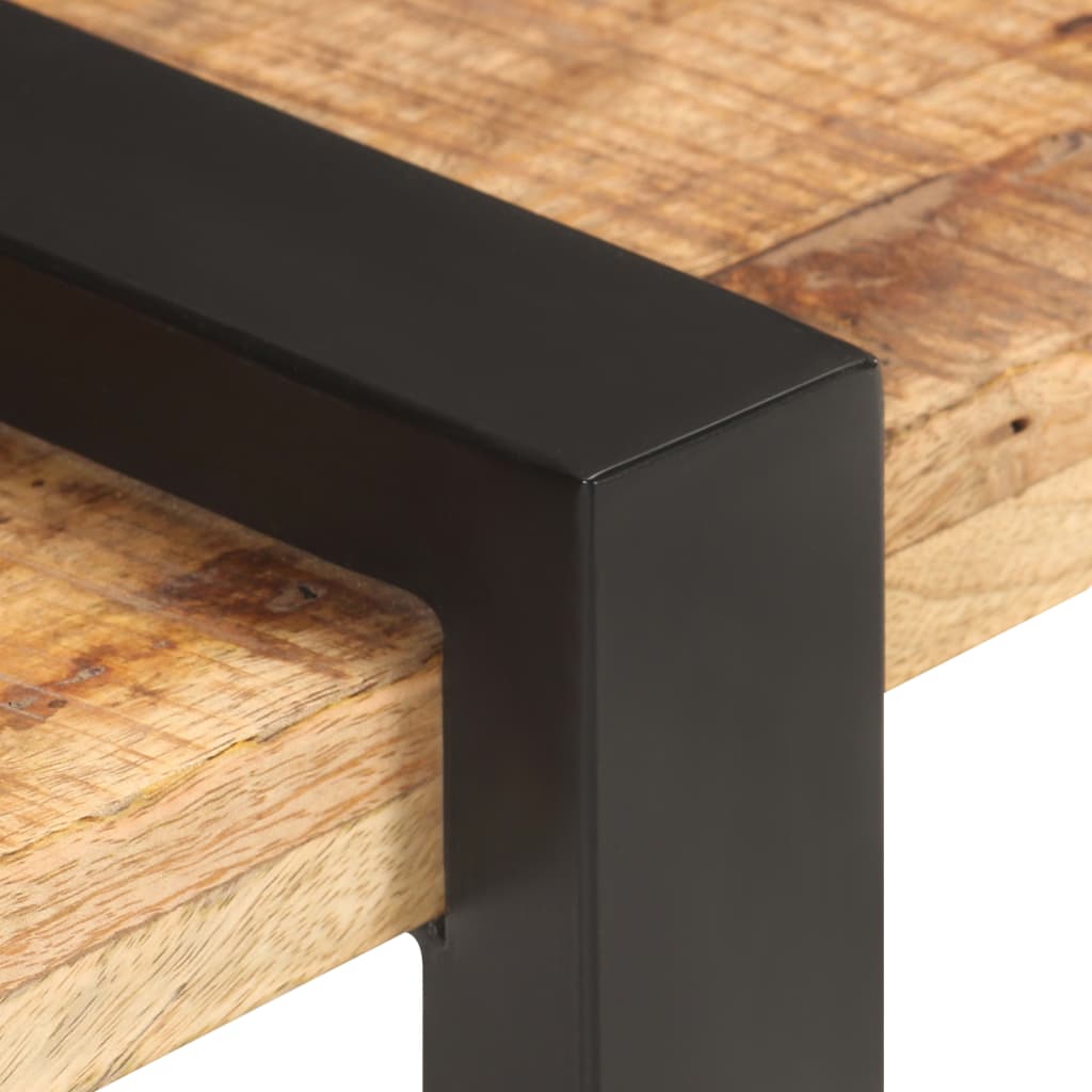 Móvel de TV 160x40x40 cm madeira de mangueira áspera maciça