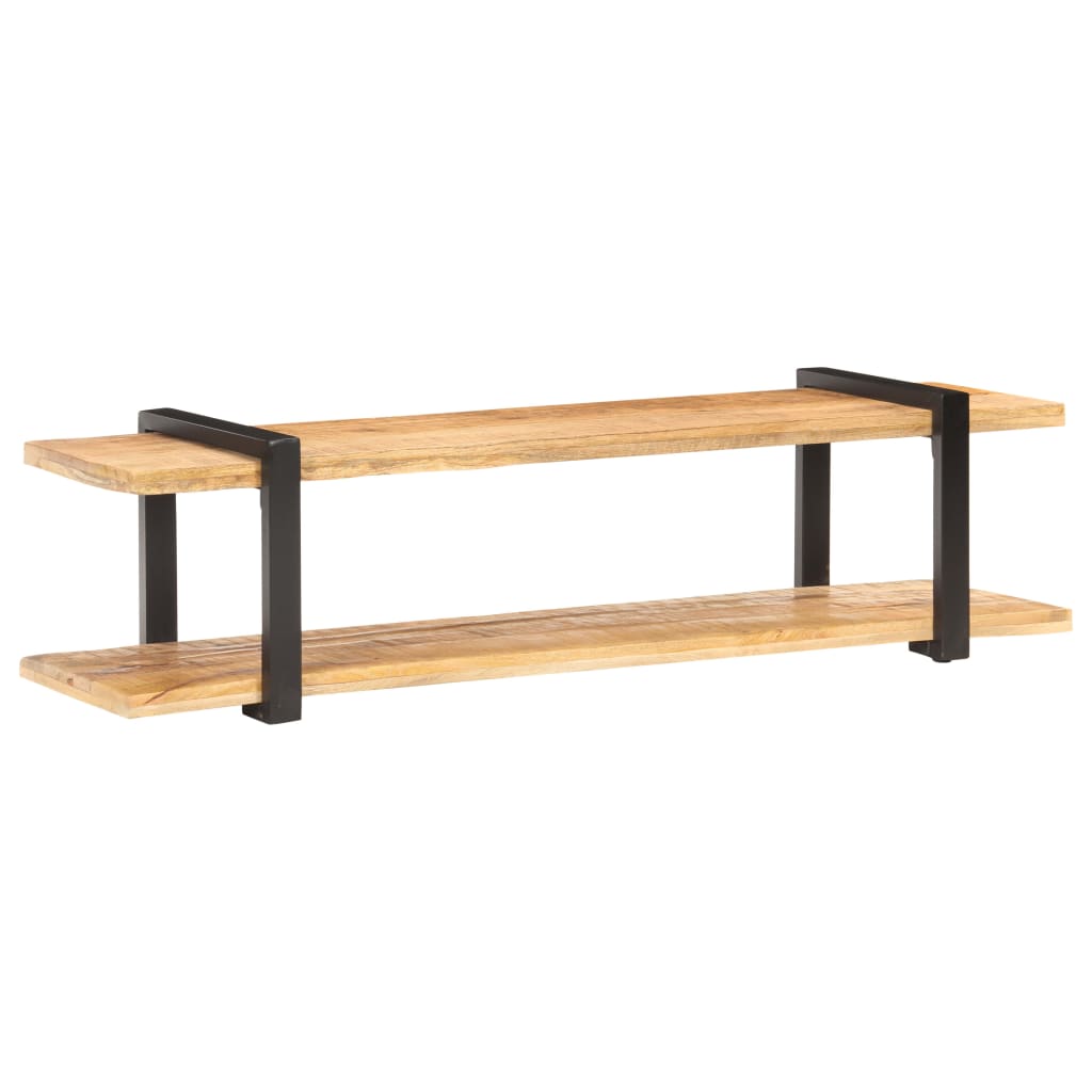 Móvel de TV 160x40x40 cm madeira de mangueira áspera maciça