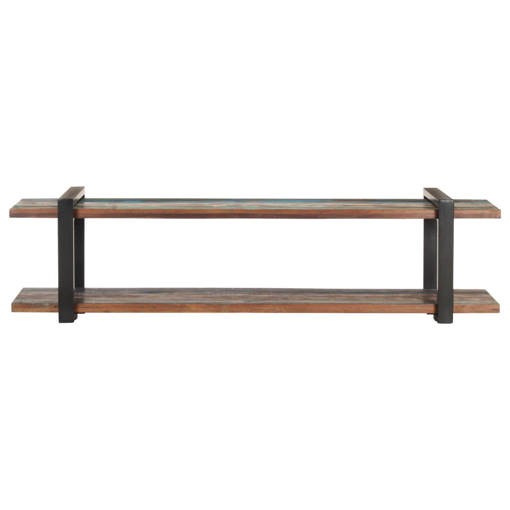 Móvel de TV 160x40x40 cm madeira recuperada maciça