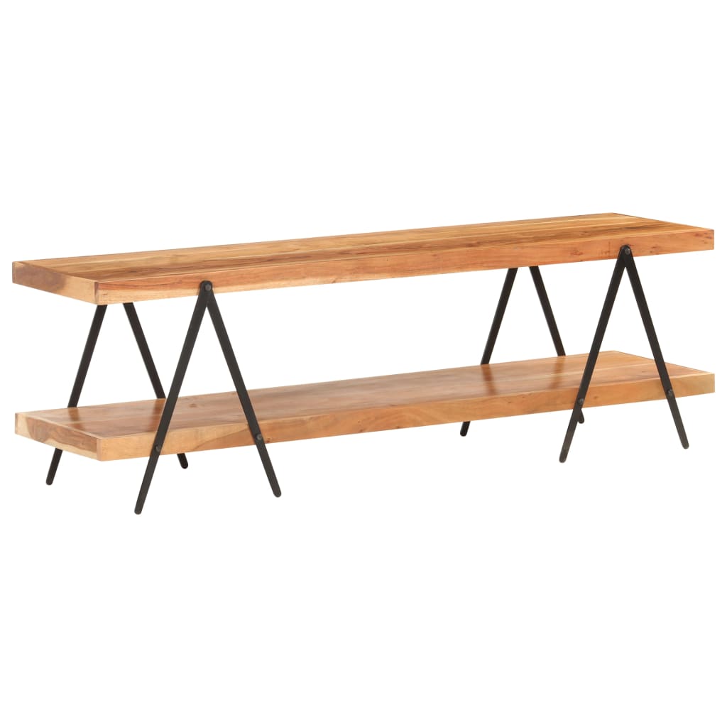 Móvel de TV 160x40x50 cm madeira de acácia maciça