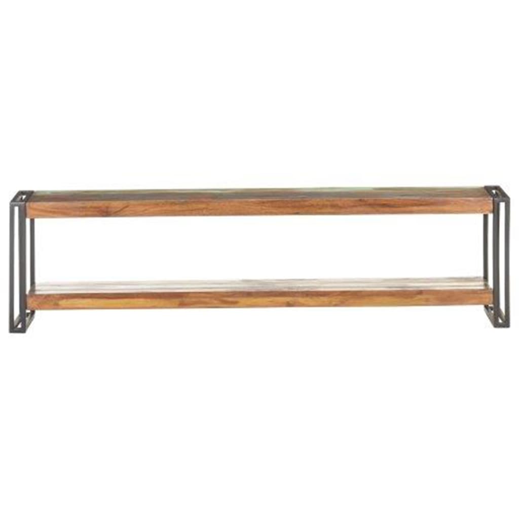 Móvel de TV 150x30x40 madeira recuperada maciça