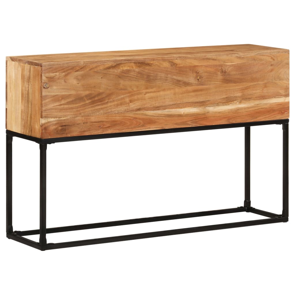 Mesa consola 120x30x75 cm madeira de acácia maciça