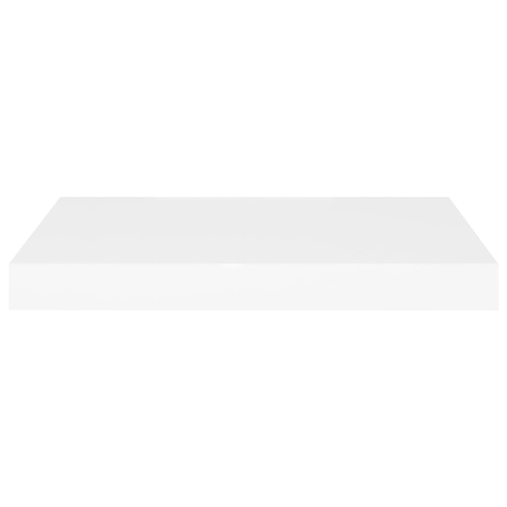 Prateleira de parede suspensa 50x23x3,8 cm MDF branco