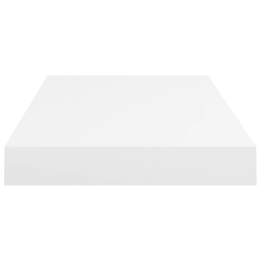 Prateleira de parede suspensa 50x23x3,8 cm MDF branco