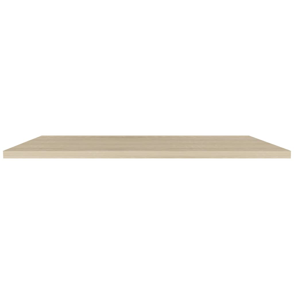 Prateleira de parede suspensa 120x23,5x3,8 cm MDF cor carvalho