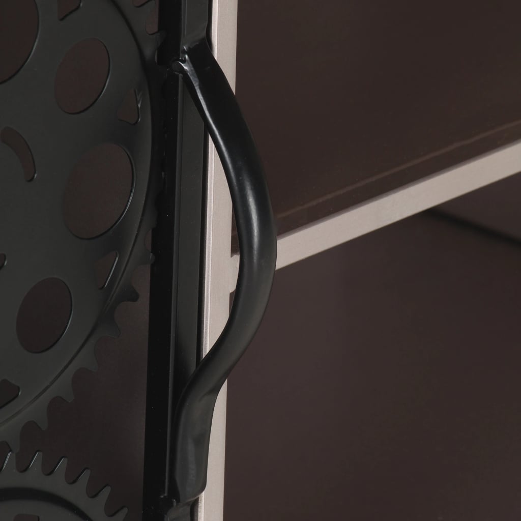 Móvel de TV 120x30x40 cm madeira de mangueira áspera