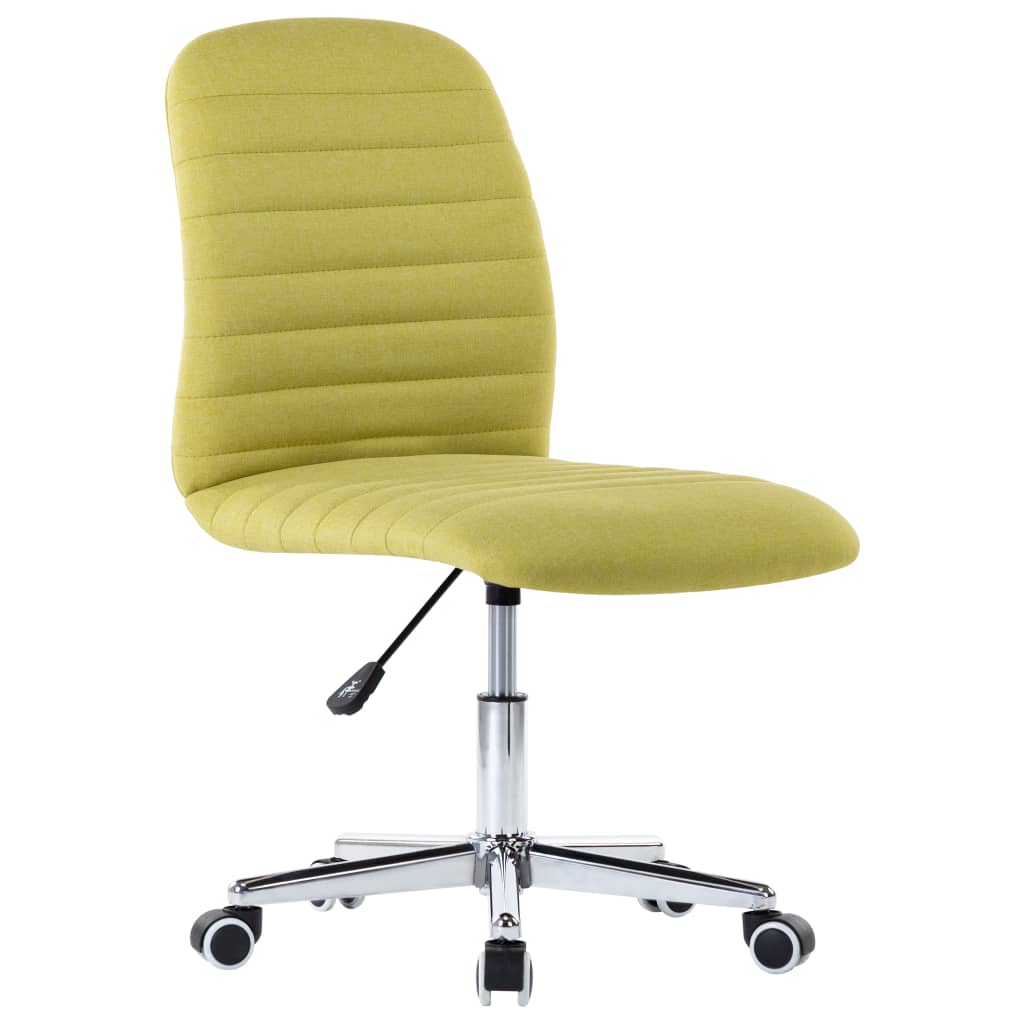 Cadeiras de jantar 4 pcs tecido amarelo mostarda