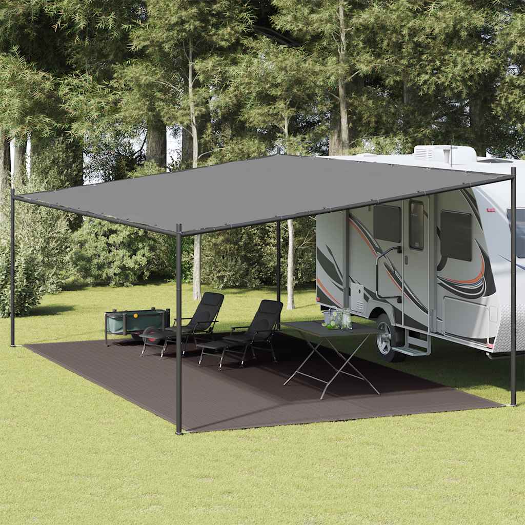 Tapete de campismo para tenda PEAD 250x250 cm antracite