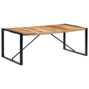 Mesa de jantar 200x100x75 cm madeira maciça
