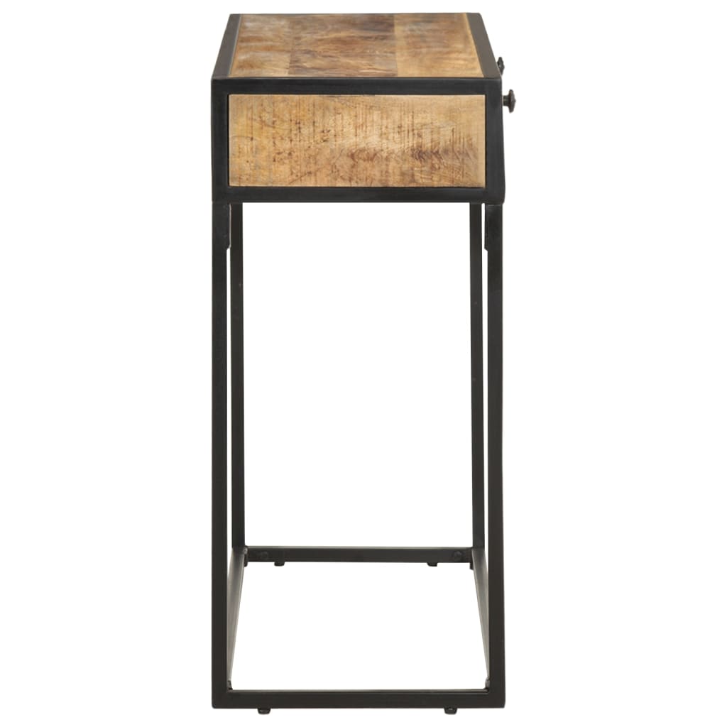 Mesa consola 100x35x75 cm madeira de mangueira maciça